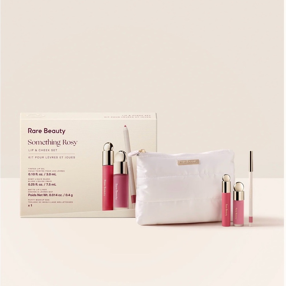 Limited- Edition Rare Beauty Something Rosy Lip Kit